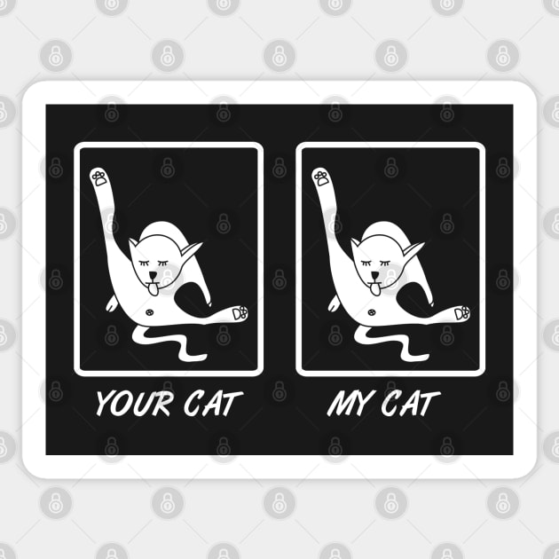 Your Rude Cat My Rude Cat Sticker by atomguy